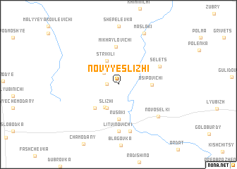 map of Novyye Slizhi