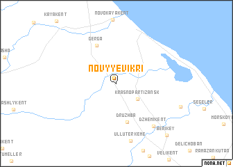 map of Novyye Vikri