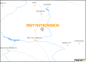 map of Novyye Vyazhishchi