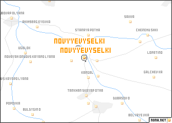 map of Novyye Vyselki