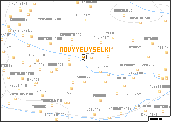 map of Novyye Vyselki