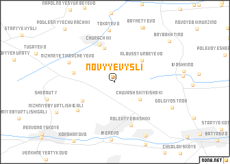 map of Novyye Vysli