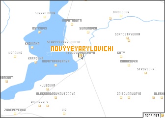 map of Novyye Yarylovichi