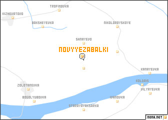 map of Novyye Zabalki