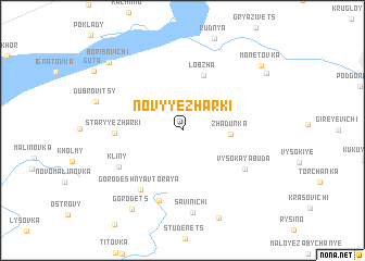 map of Novyye Zharki