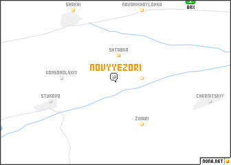 map of Novyye Zori