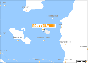 map of Novyy Glybov