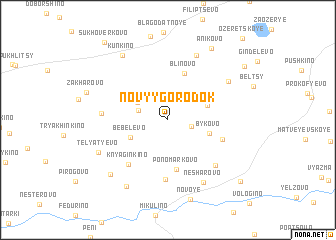 map of Novyy Gorodok