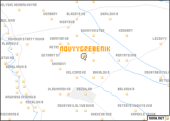 map of Novyy Grebenik