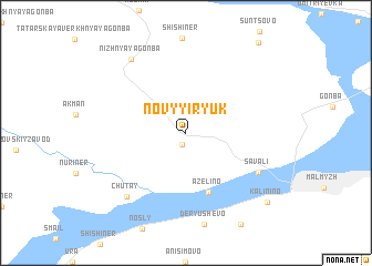 map of Novyy Iryuk
