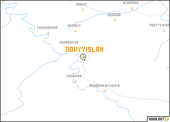 map of Novyy Islam