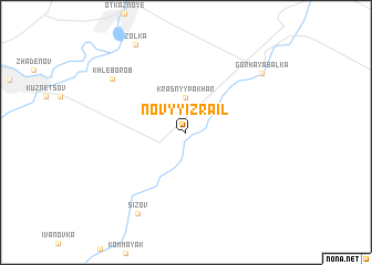 map of (( Novyy Izrail\