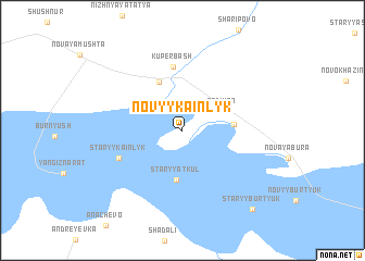 map of Novyy Kainlyk