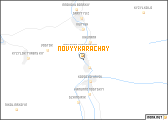 map of Novyy Karachay