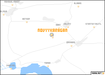 map of Novyy Karagan