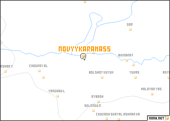 map of Novyy Karamass