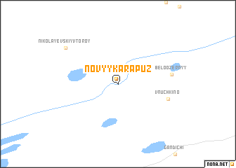 map of Novyy Karapuz