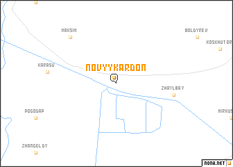 map of Novyy Kardon