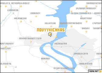 map of Novyy Kichkas