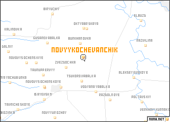 map of Novyy Kochevanchik