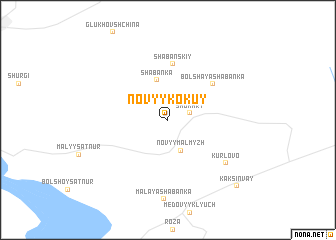 map of Novyy Kokuy