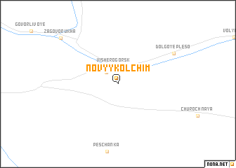 map of Novyy Kolchim