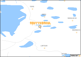 map of Novyy Konkul\