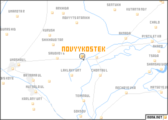 map of Novyy Kostek