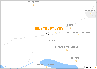 map of Novyy Kovylyay