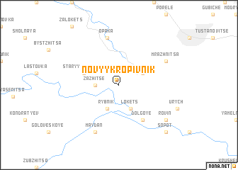 map of Novyy Kropivnik