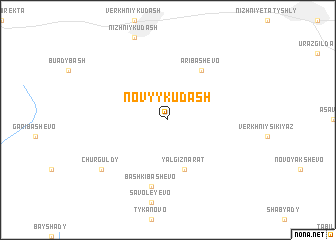 map of Novyy Kudash