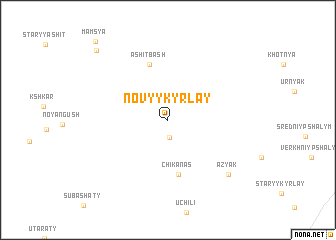 map of Novyy Kyrlay