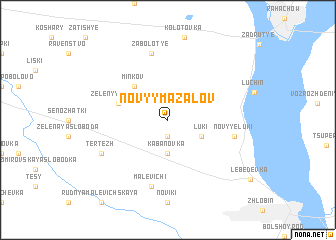 map of Novyy Mazalov