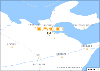 map of Novyy Mel\