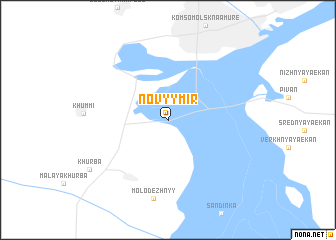 map of Novyy Mir