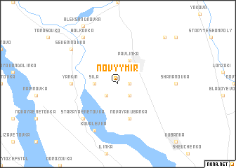 map of Novyy Mir