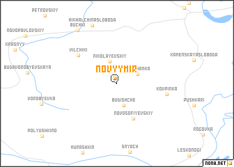 map of Novyy Mir