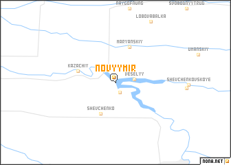 map of Novyy Mir