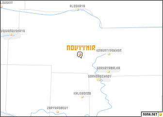 map of Novyy Mir