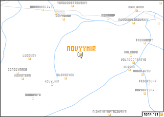 map of Novyy Mir