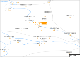 map of Novyy Mir