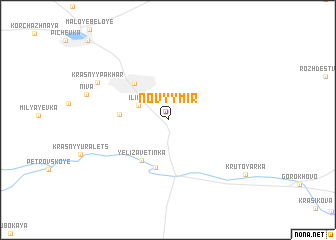 map of Novyy Mir
