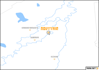 map of Novyy Mir