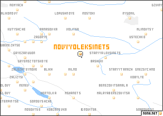 map of Novyy Oleksinets