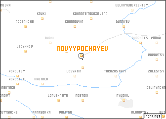 map of Novyy Pochayev