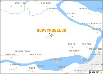 map of Novyy Posëlok