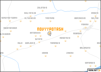 map of Novyy Potash