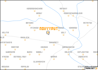 map of Novyy Putʼ