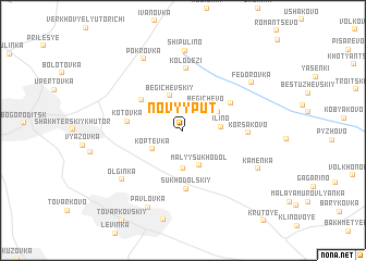 map of Novyy Put\