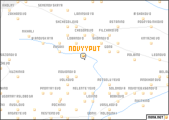 map of Novyy Put\